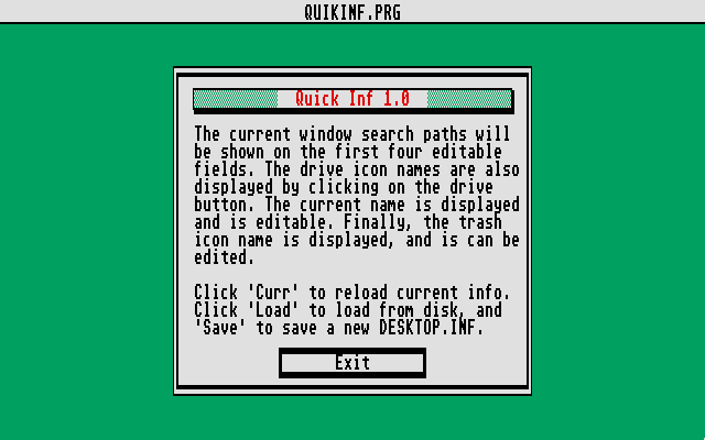 Quick Inf atari screenshot